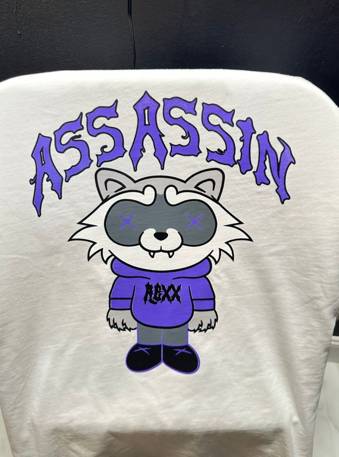 White/Purple Rexx T-shirt