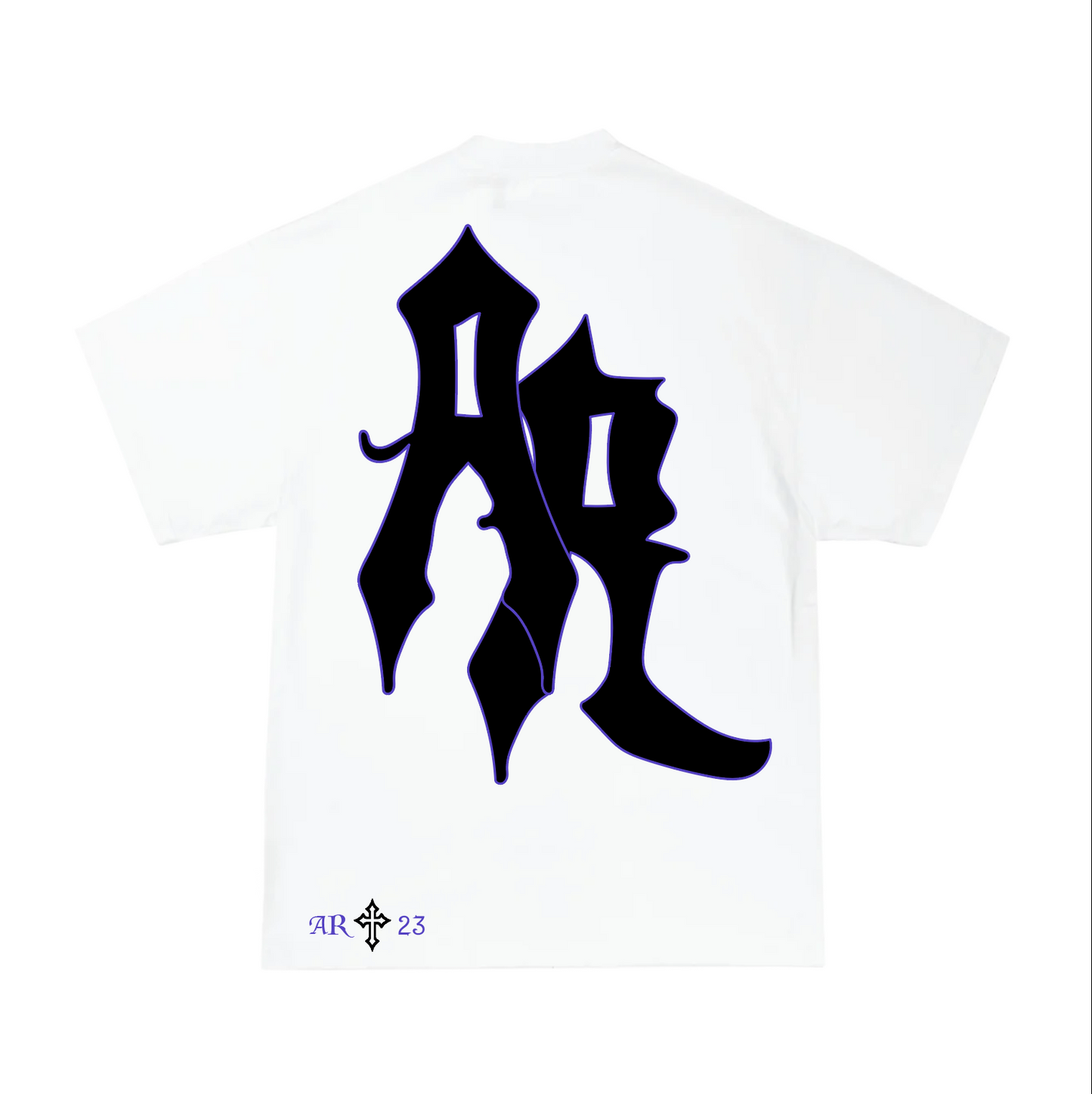White/Purple Rexx T-shirt