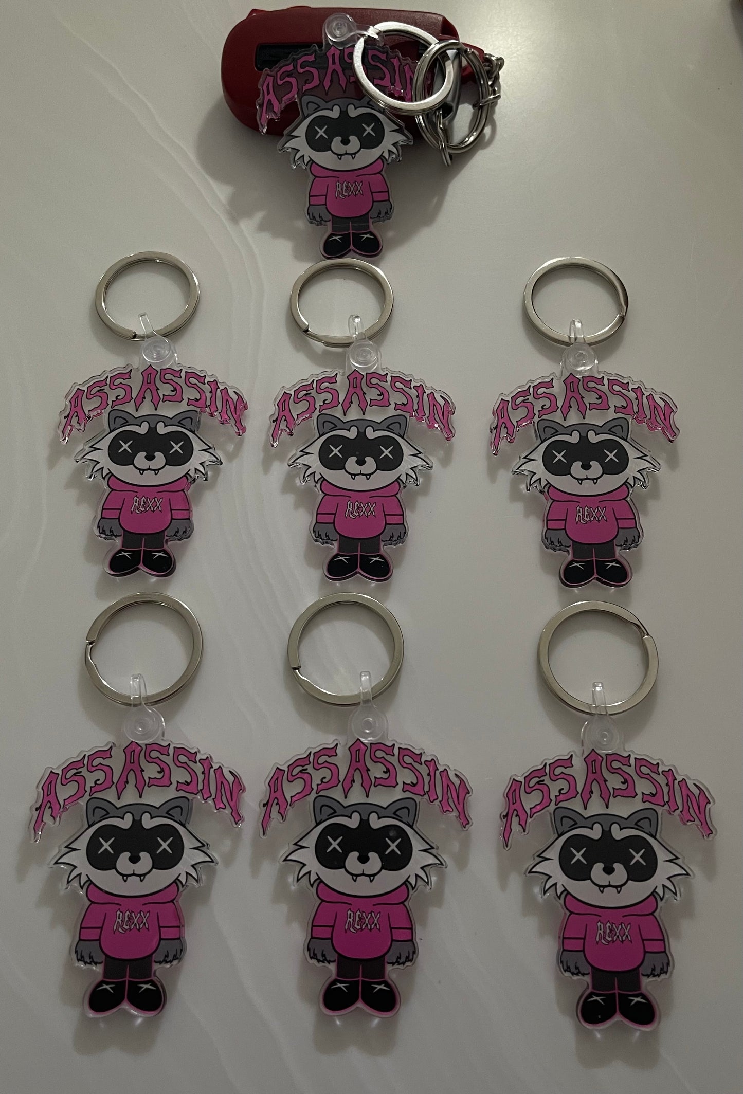 Rexx logo keychains