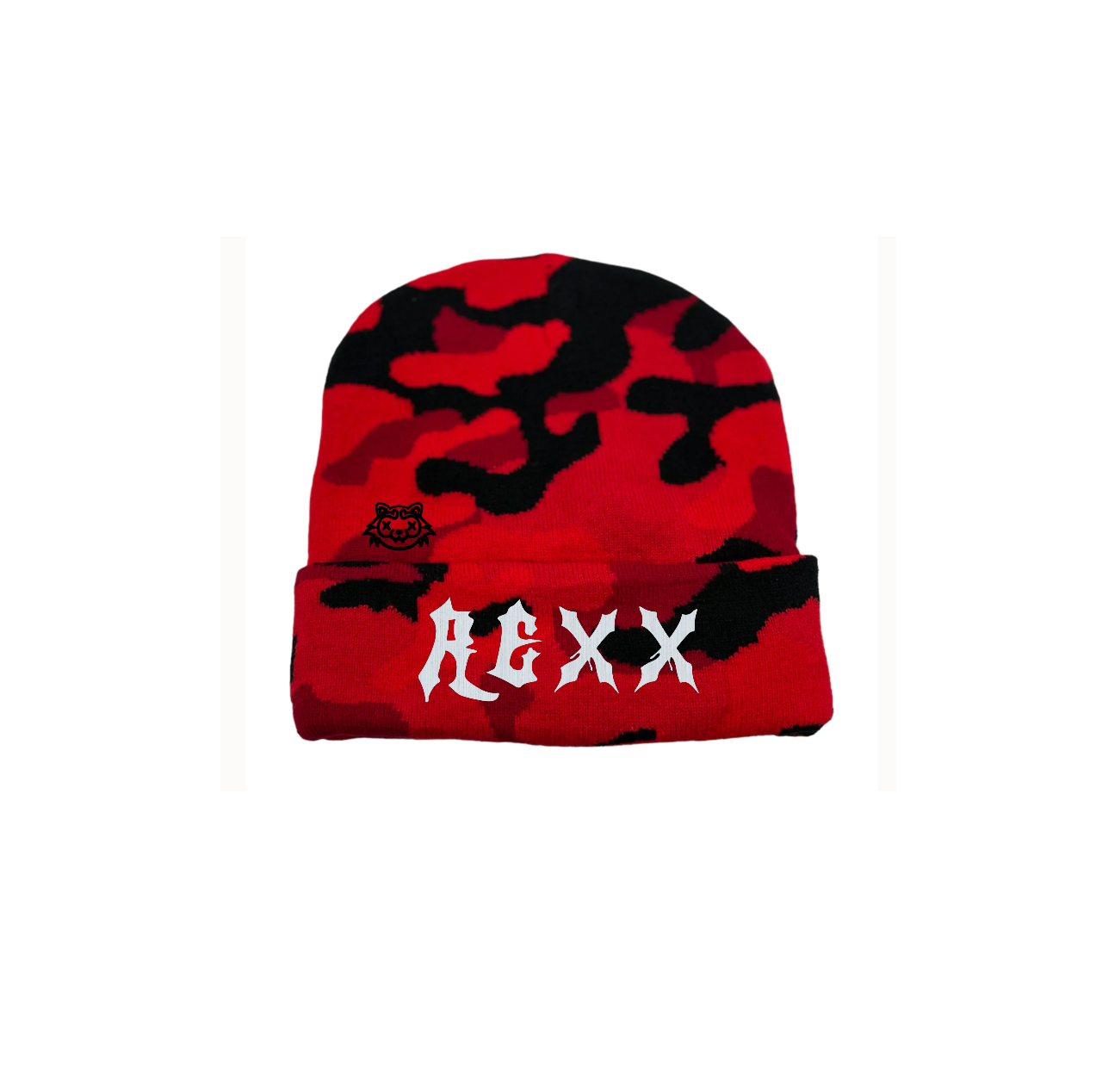 Rexx Red Camo Beanie